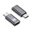 2PCS Lighting To Type C Charging Adaper  Black 1