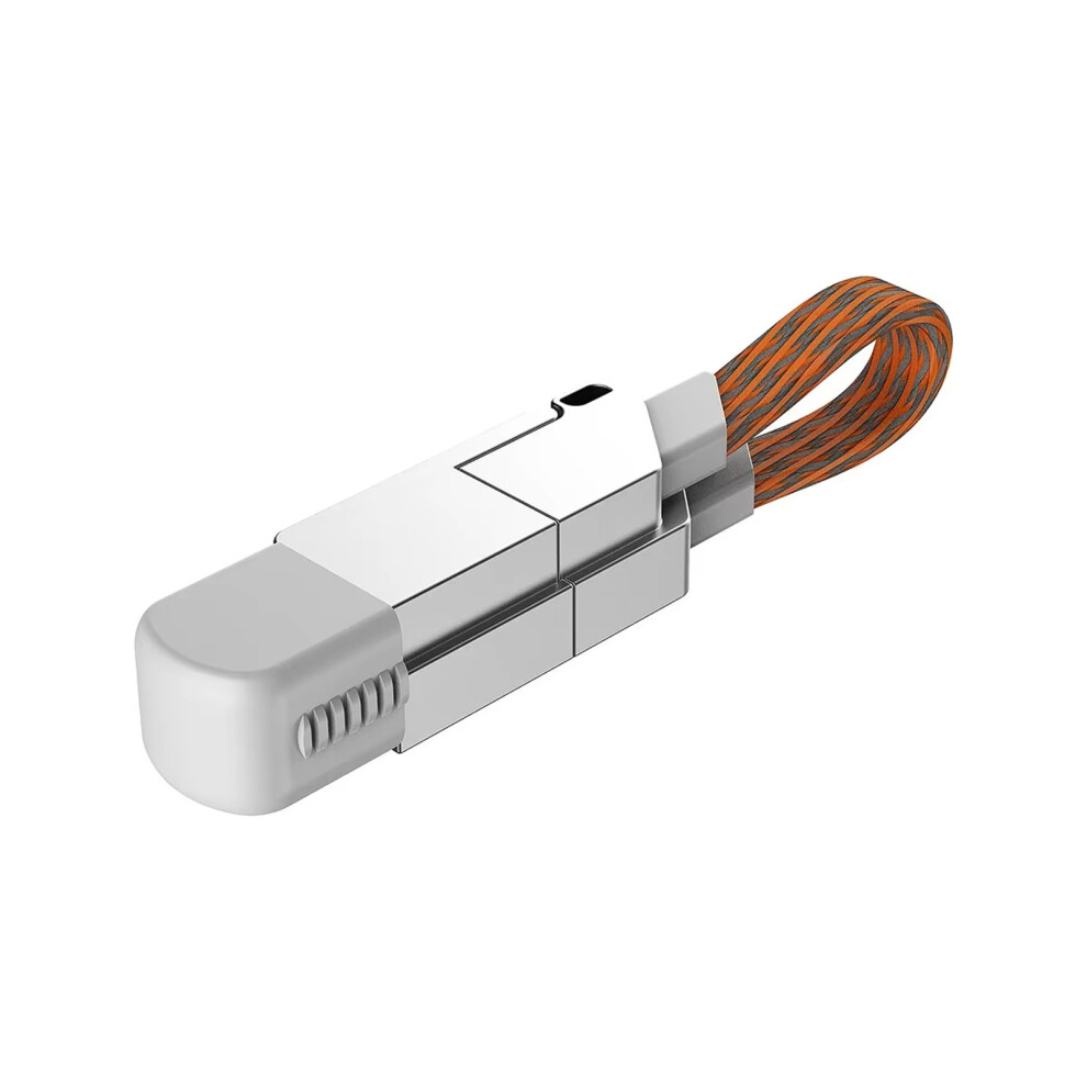 4 In 1 Multiple Interfaces Charging Cable Silver/Grey 7709992234266