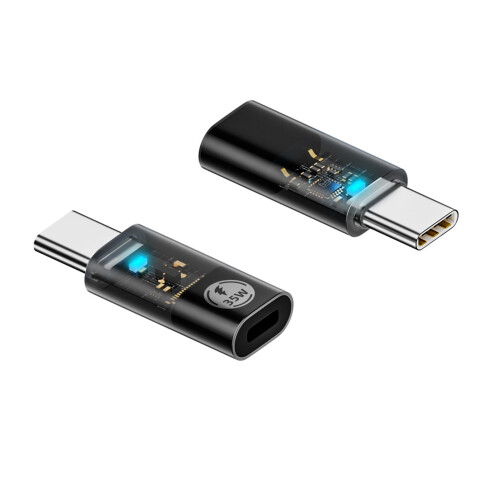 2PCS Lighting To Type C Charging Adaper