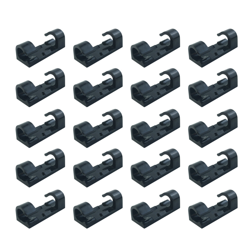 Cable Organizers Clips Adhesive Wire Management For Black Xl 7709992235416