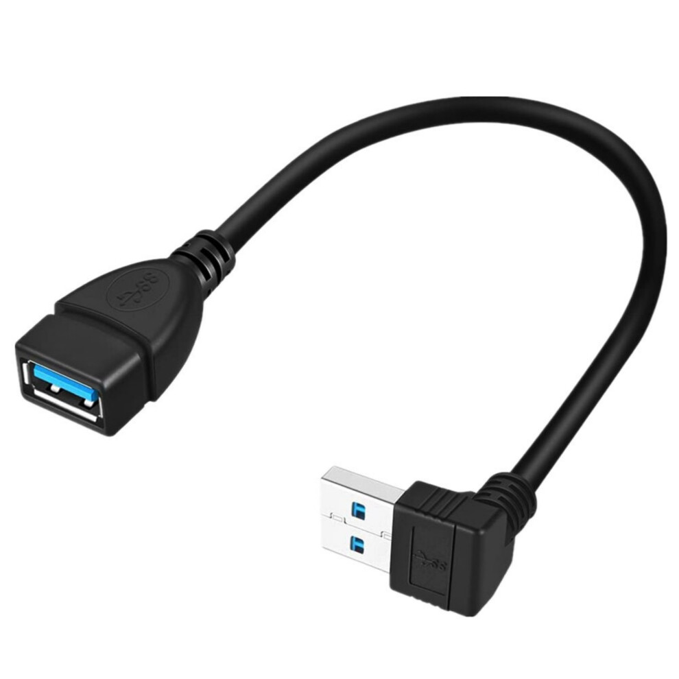 USB3.0 Male to Female Extension Cable 90Degree  Bend downward-image-OPC-PHZKNRD-NEW