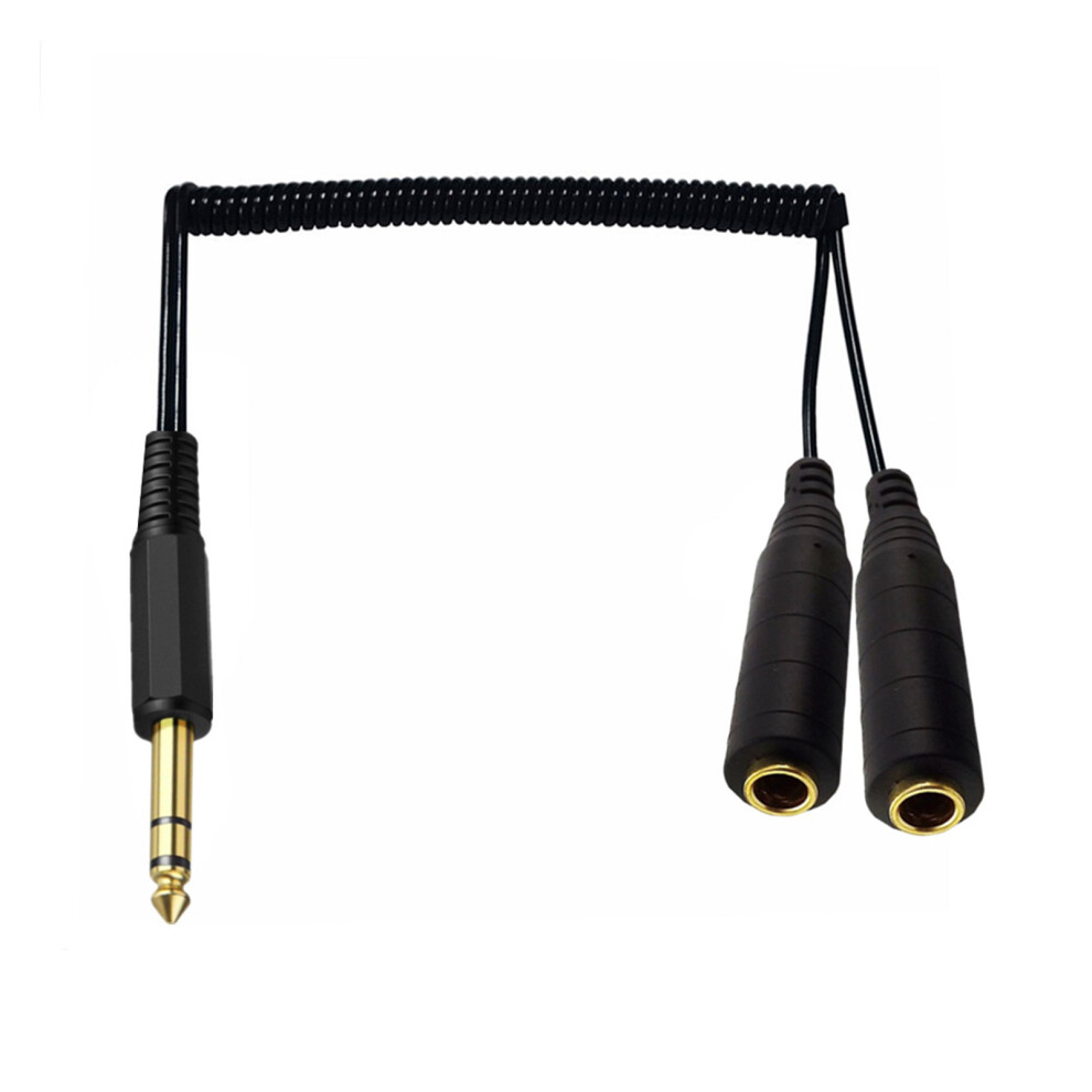 6.35Mm 1/4Inch Male Stereo To Two Sound 7709992237069