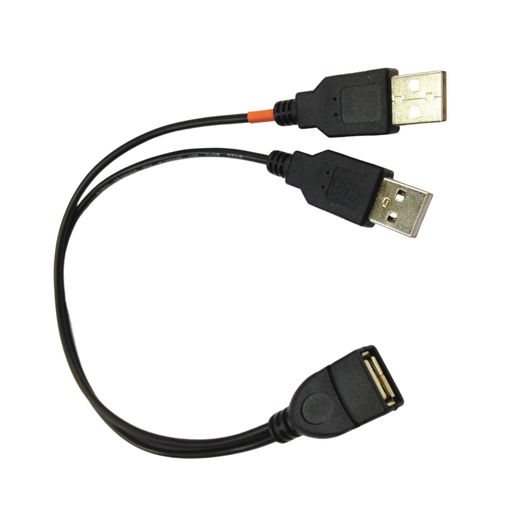 Usb A Splitter Usb2.0 2Male To Female Black 7730021281869