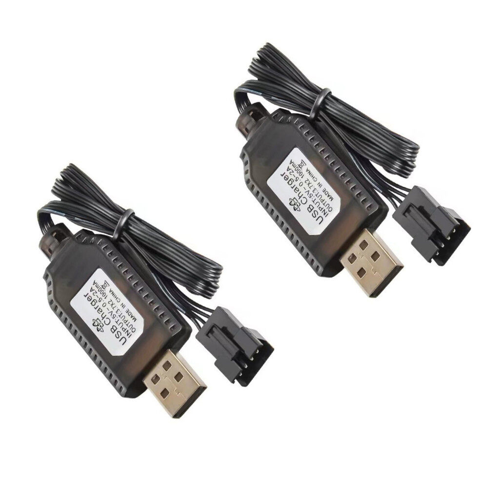 2Pack 7.4V Usb Charging Cable Sm2.0 4P 7730021282378