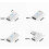 Type C/8Pin Male to 8Pin Female Adapter 7