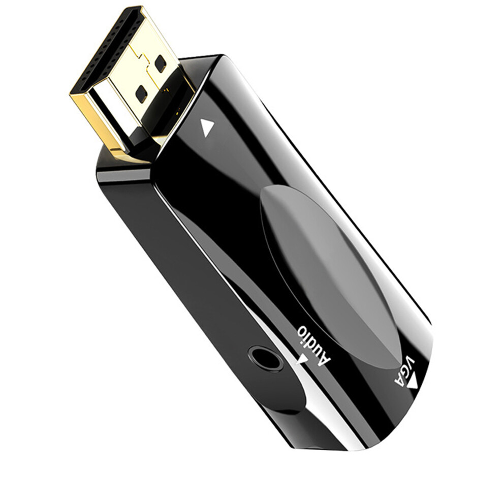 Hdtv To Vga Adapter 1080P Hdtv Male Female To Female Black 7730021282682