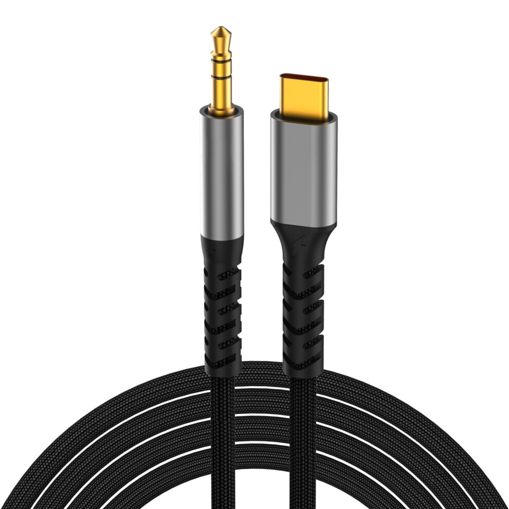3.5Mm Sound Adapter Cable 3.5Mm Type C 2M 3.5Mm Male To Male Gold 7730021283092