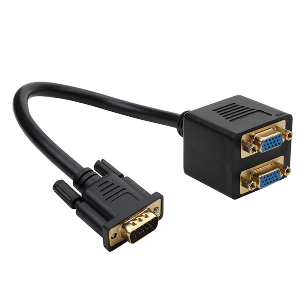 Vga Splitter Cable 1Input 2Output 1080P Double 7730021285027