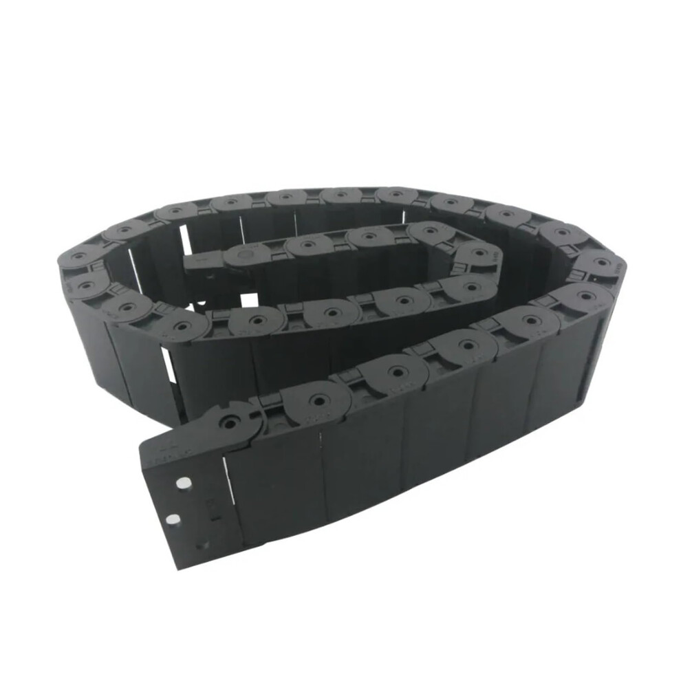 Industrial Equipment Transmission Cha 18 X 50Mm Internal Size 1.02M Length Plastic Reinforced Nylon Towline Cable Drag Chain Towing Chain 6493810858260