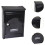 Lockable Weatherproof Mailbox for Front Door Outdoor Large Size 4