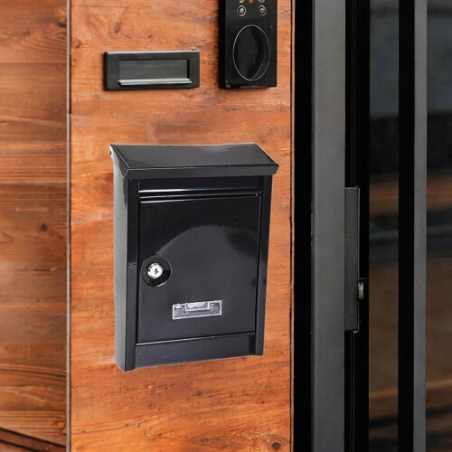 Lockable Weatherproof Mailbox for Front Door Outdoor Large Size 1