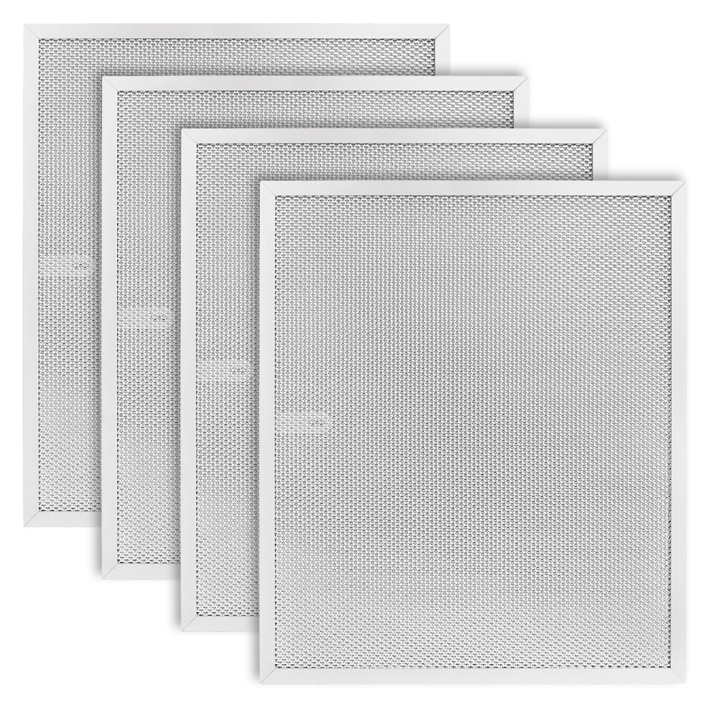 BPS1FA30 Range Hood Filter 11-3/4' x 14-1/4' x 3/8' (4 Pack) - Compatible with Broan Nutone hood grease filter - Replaces 99010299 S99010305 AP3378953