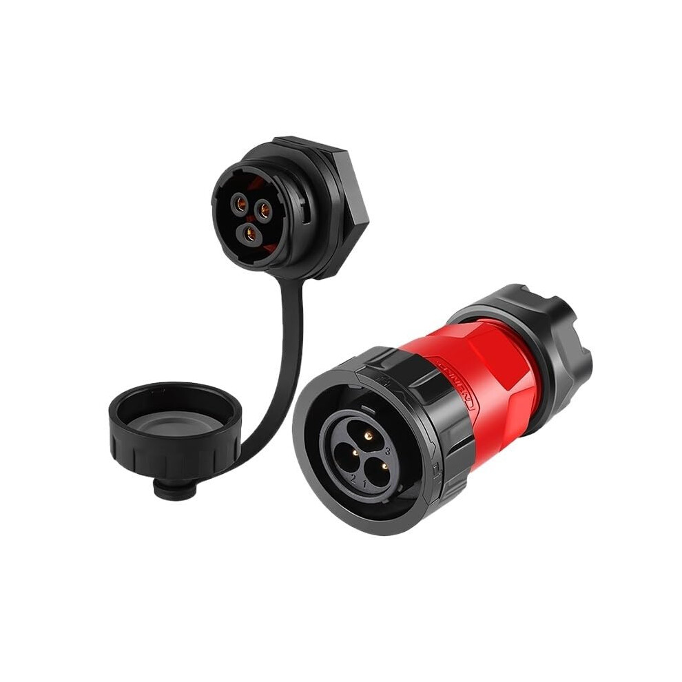 Ym20 M20 Aviation 2 3 4Pin Ip67 Plastic Male Female Socket Power Connector For Drone Maritime Mining Industry(3Pin Set) 6493810858802