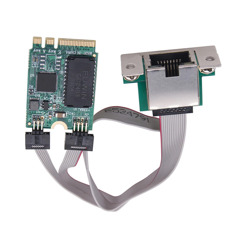 Ethernet Network Lan Card, M.2 Key A+E 2.5G Gigabit Ethernet Network Lan Card 2500Mbps Rtl8125b Chipset 6493810858901