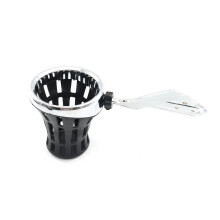 For Indian Pursuit Elite Roadmaster Dark Horse Motorcycle Accessories Passenger Drink Cup Holder Mount(Silver,107mm142mm)