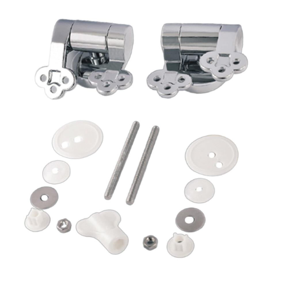 Toilet Seat Hinges Replacement Part Toilet Lid Hinges With Slow Drop Mechanism Hinges For Toilet Seat Simple Install Toilet Lid Hinges 6493810795152