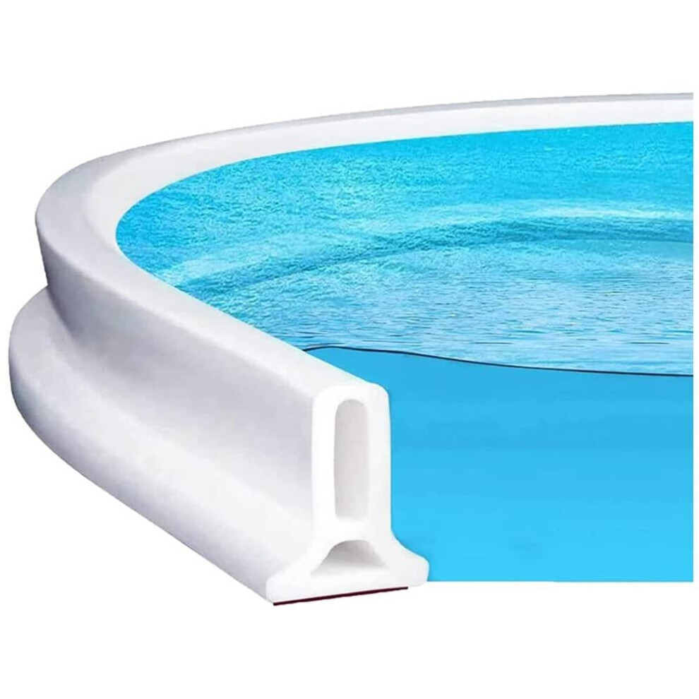 Shower Tray Sealing Strip Bathroom Retention Water Barrier Strip, Silicone Bathroom Water Stopper Flood 6493810795725