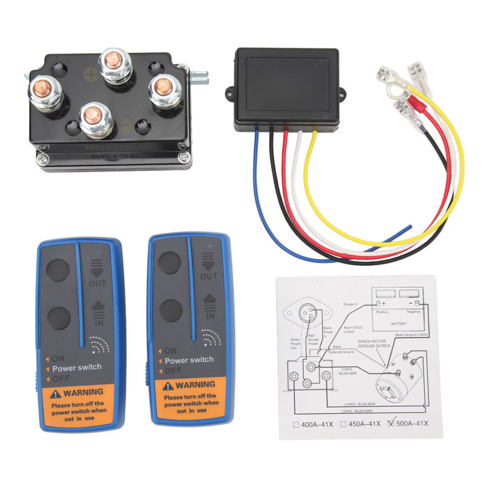 Wireless Winch Remote Control Kit 500A Winch 9121376821295