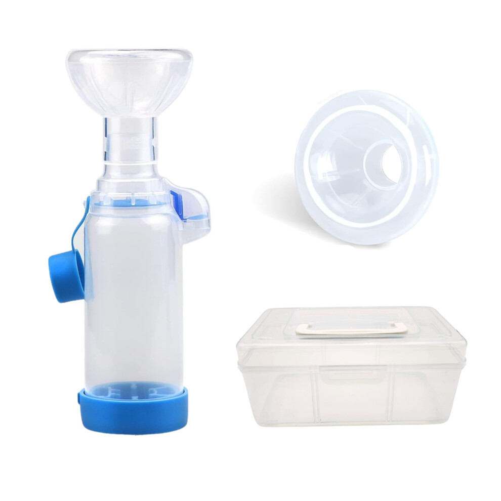 Handheld Inhaler Spacer for Pets, Dog Inhaler Spacer, Cat Asthma Inhaler, Includes 2 Masks for Dogs and Cats, with Travel Case