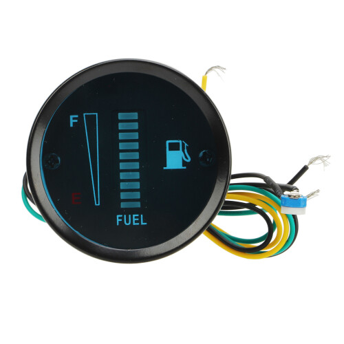 Motorcycle Fuel Level Gauge 52mm Housing Diameter