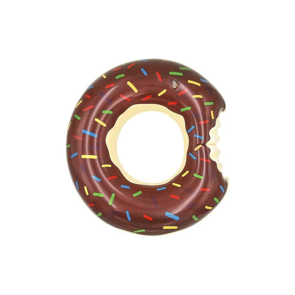 Ciambella Gonfiabile Color Caffè Per Nuotare - Diametro Esterno 70 Cm-image