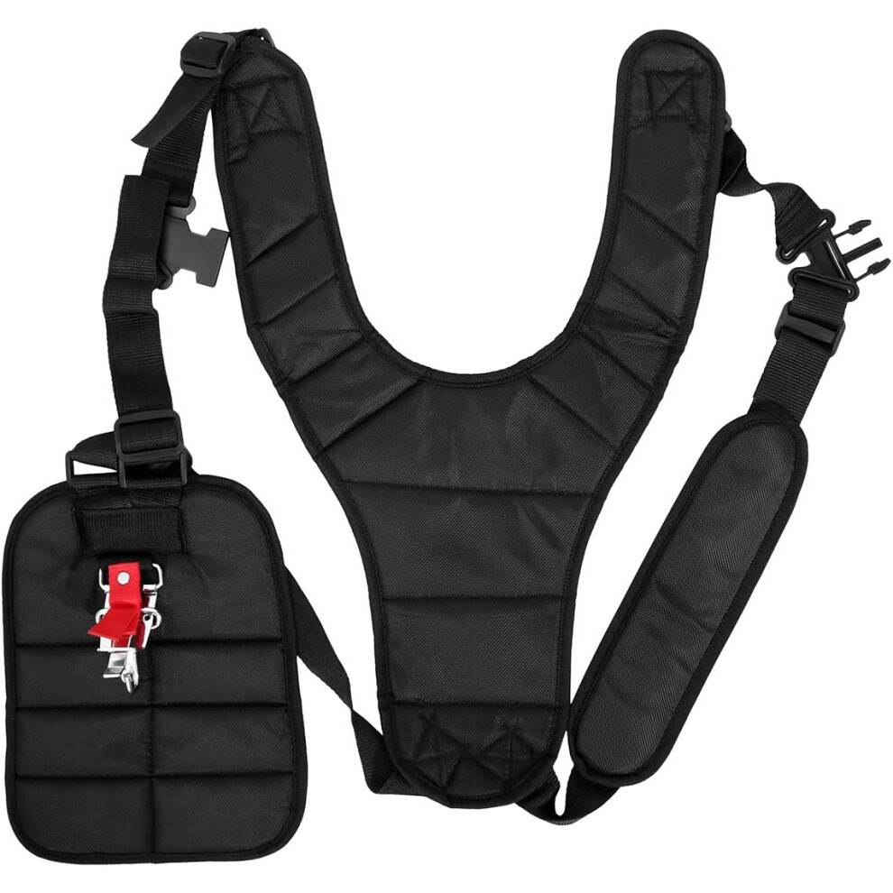 Postroj Na Krovinorez - Praktický Dvojradový ZáHradný Postroj Na Krovinorez, S OdolnýM NylonovýM NastaviteľNýM Opaskom, VeľKosť Fs-image