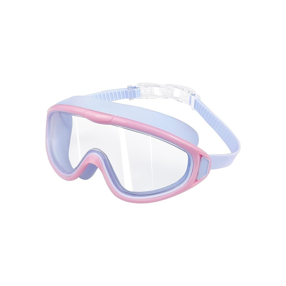 Gafas De NatacióN Para NiñOs Gafas De NatacióN Para NiñAs De 4 A 12 AñOs Lentes MáS Grandes Impermeables Antivaho-image