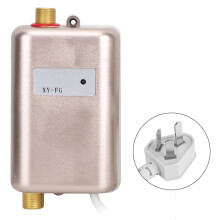 Gold Home Kitchen Hot Cold Mini Instant Water Heater with Indicator Light
