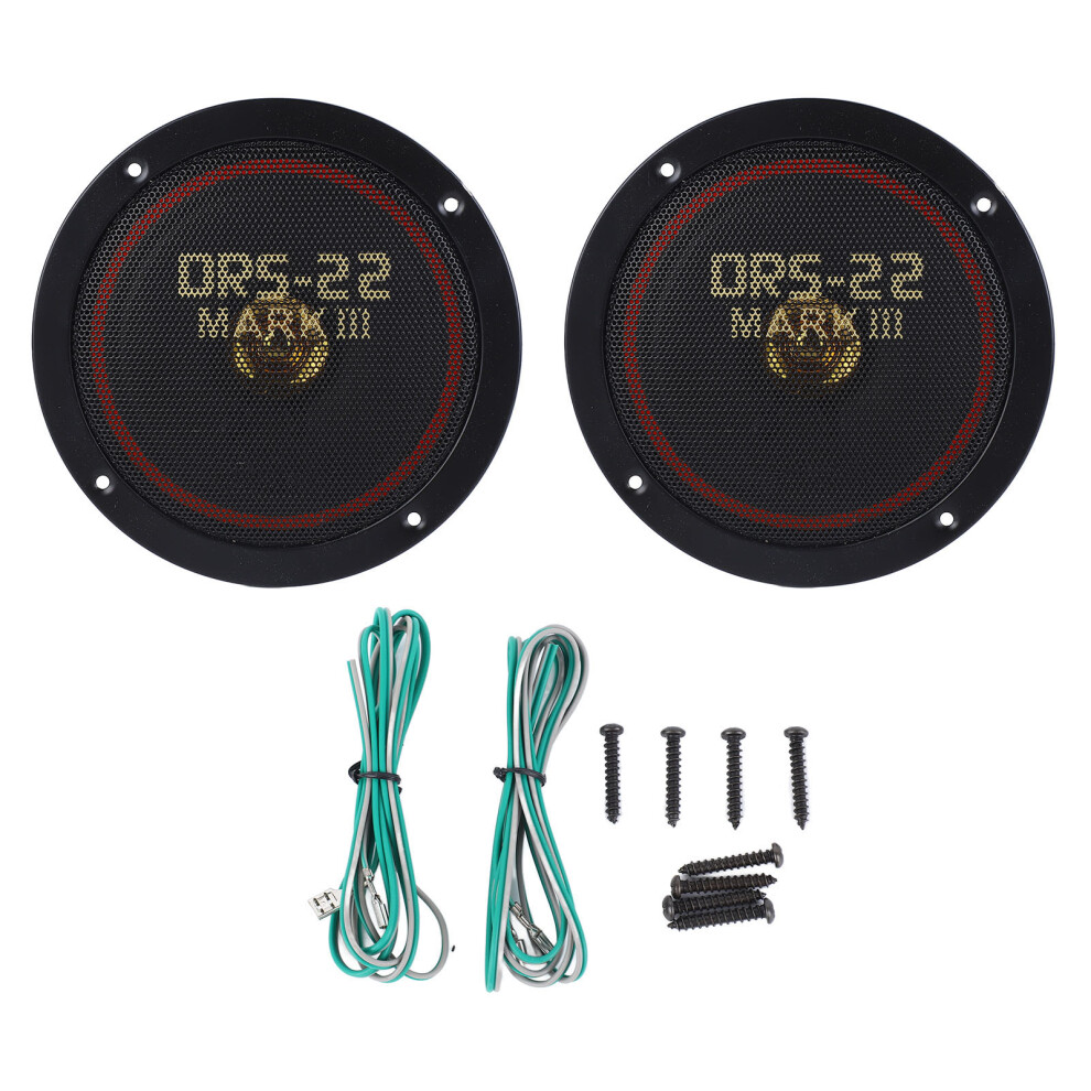 6In Car Coaxial Speaker High Fidelity Audio Stereo 9121376822452