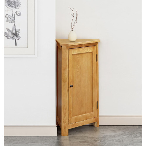 Hallowood Furniture Aston Compact Corner Display Unit