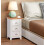 Hallowood Furniture Clifton Oak Painted Bedside Table (Pair) 8