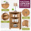 Hallowood Furniture Waverly Oak Compact Corner Display Unit 5