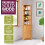 Hallowood Furniture Waverly Oak Compact Corner Cupboard Top 4