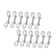 Double Ended Buckles for Dog Leash Snap Hooks Trigger Clips for Outdoor Sports and Pet Training for Leashes and Tethers