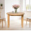 Hallowood Furniture Waverly Oak Drop Leaf Round Table 8