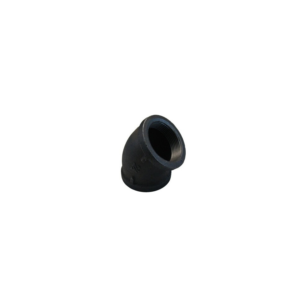 4' Black Iron 45 Degree Elbow 6493810925627
