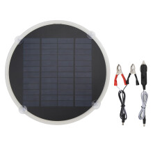 Round Solar Cell Panel Mini Monocrystalline Epoxy