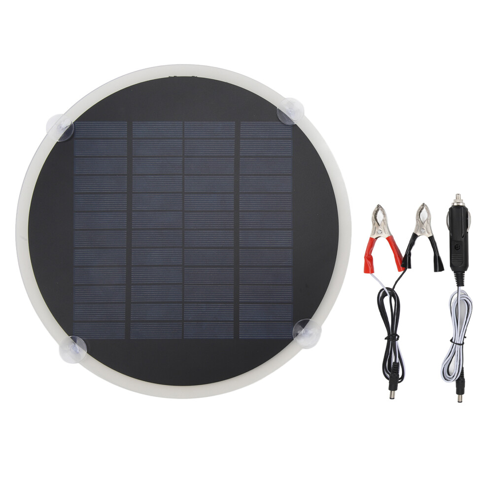 Round Solar Cell Panel Mini Monocrystalline Epoxy 9121376823220