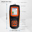 Gaussmeter, 2 % Genauigkeitsmagnetometer, Präzisionsindustrie 0–2500 mT 3
