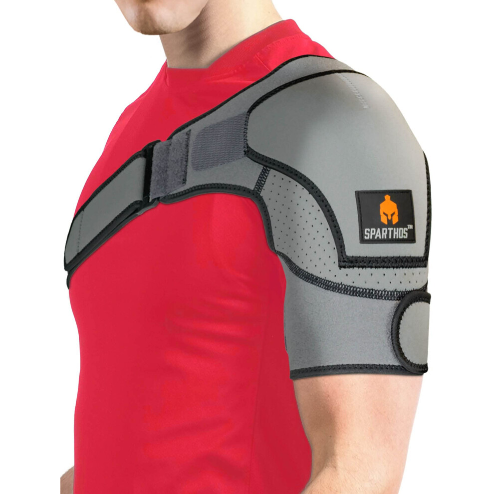 Shoulder Brace - Support and Compression Sleeve for Torn Rotator Cuff, AC Joint Pain Relief