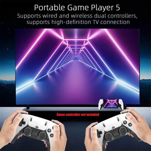 HC8000 7inch Screen Retro Handheld Game Console 64G 15000 Black 2