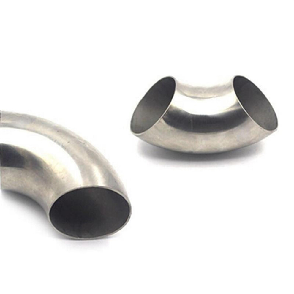 Stainless Steel Elbow Stainless Steel 2.5/2Inch 51/63Mm 90 Degree Bend Elbow Exhaust Pipe(2.5Inch) 6493810797491