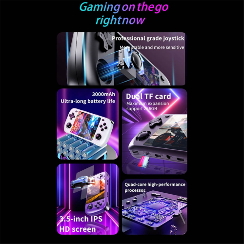 H36S 3,5 inch draagbare spelcomputer 64G voor /PS1 wit 2