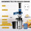 Cold PressJuicer, Masticating Juicer with 5.4in Wide Feed Chute EU 4