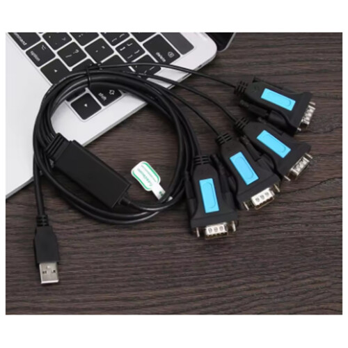 Câble USB vers RS232 4 ports - Câble série DB9 9 broches 232 1