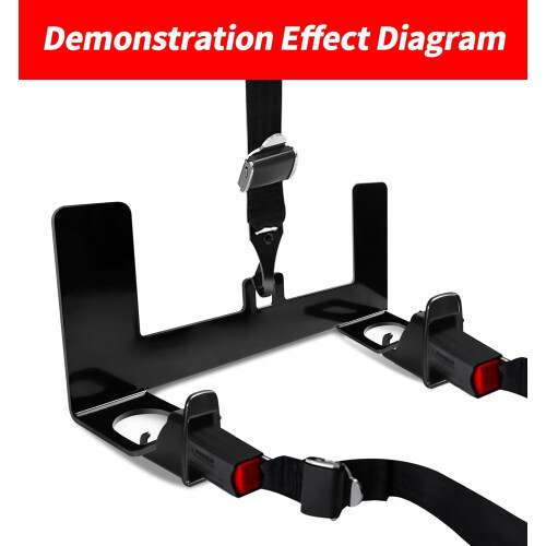 Cars ISOFIX Latch Interface Mount Bracket, Child Safety Seat Mount Bracket Universal 2