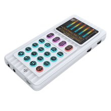 New Voice Changer Device with 8 Sound Effects Lighting B