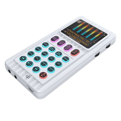 New Voice Changer Device with 8 Sound Effects Lighting B