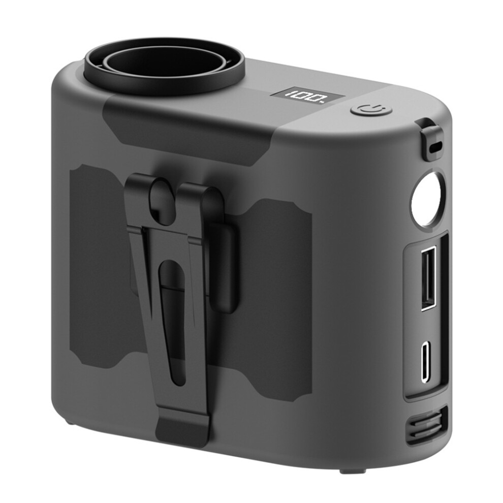 Waist-Hanging Fan Long Battery Life Outdoor Fan Black-image-OPC-PHZN6MK-NEW