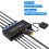 4K 60Hz KVM-kytkin 2x1 USB PC-näytölle 5